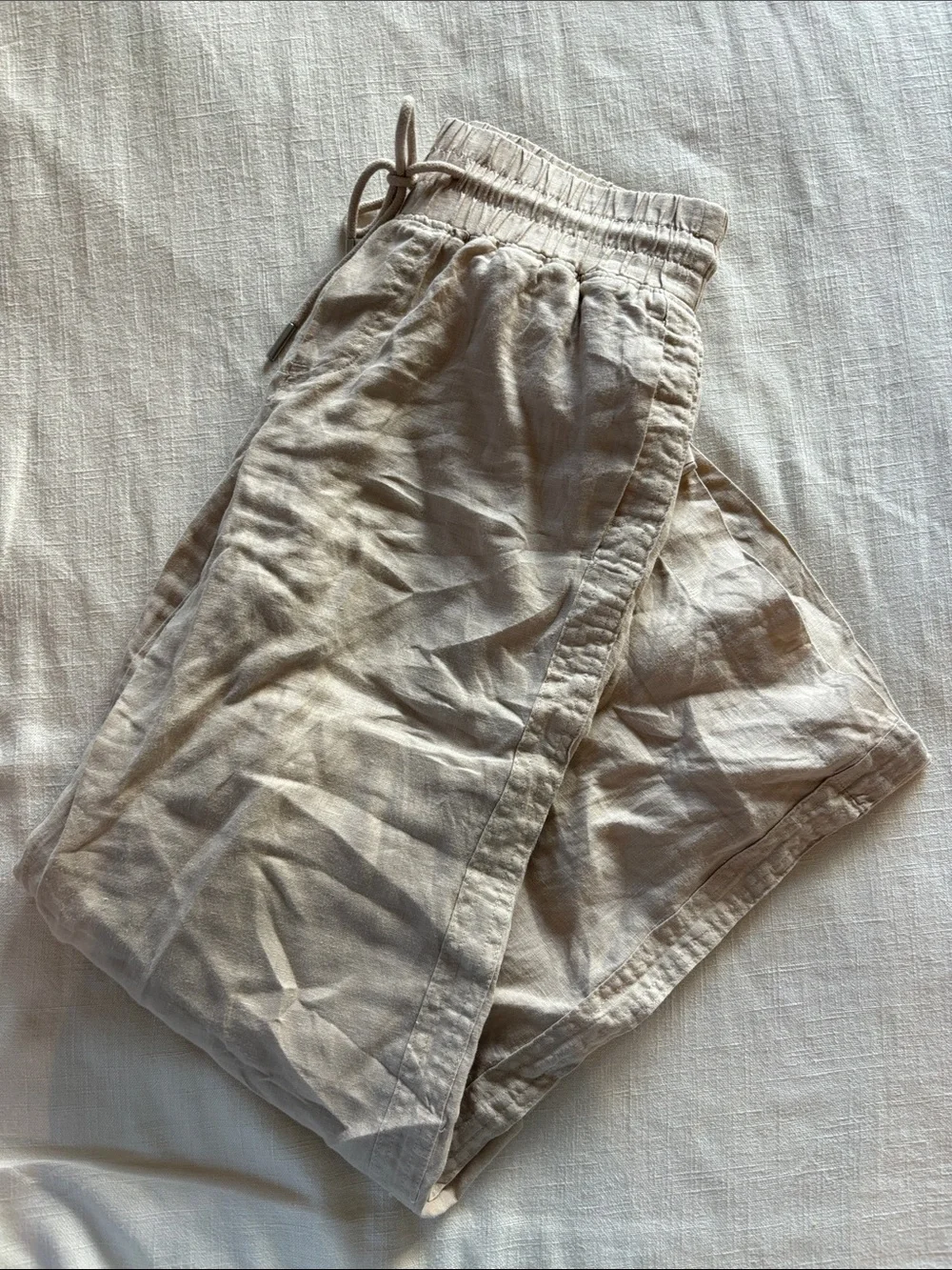 Quince European Linen Wide Leg Pants